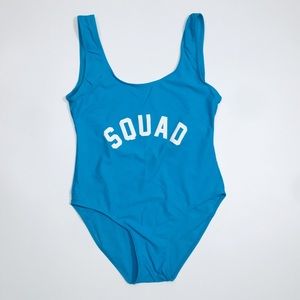 SQUAD Blue Swimsuit New without Tag Size M